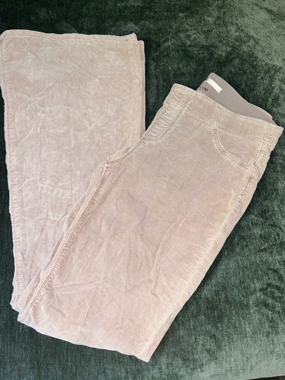 Light Dusty Pink Corduroy Bell Bottoms